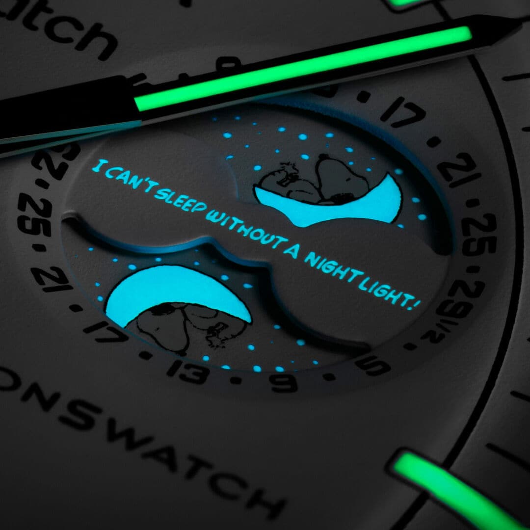 Omega X Swatch moonphase - אומגה לבן