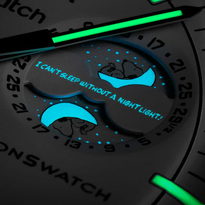 Omega X Swatch moonphase - אומגה לבן