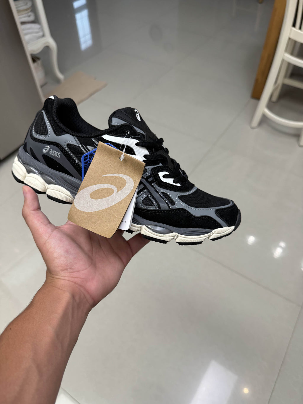 Asics Gel NYC " White Smoke Grey "