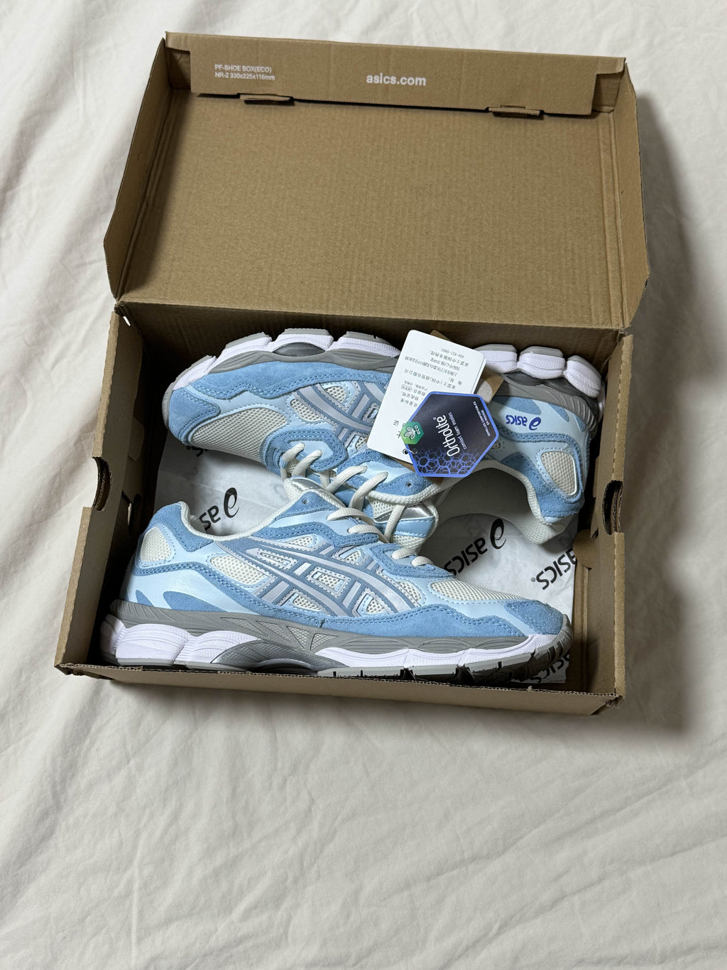 Asics Gel NYC " Cream/Arctic Sky "