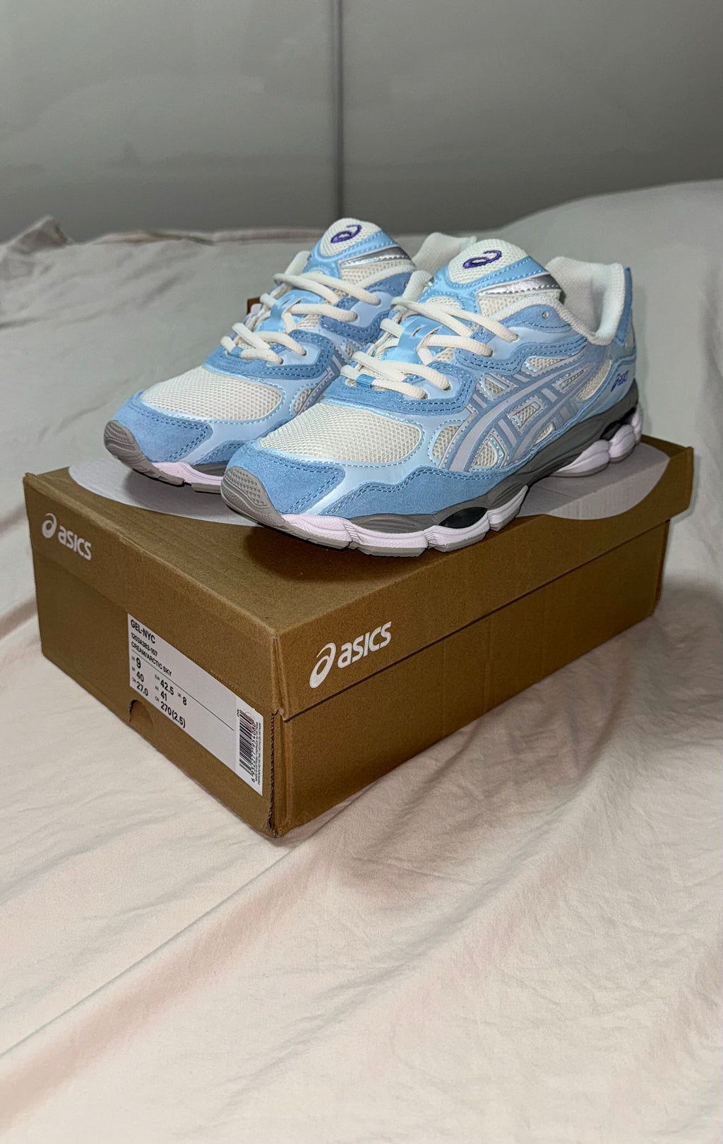 Asics Gel NYC " Cream/Arctic Sky "