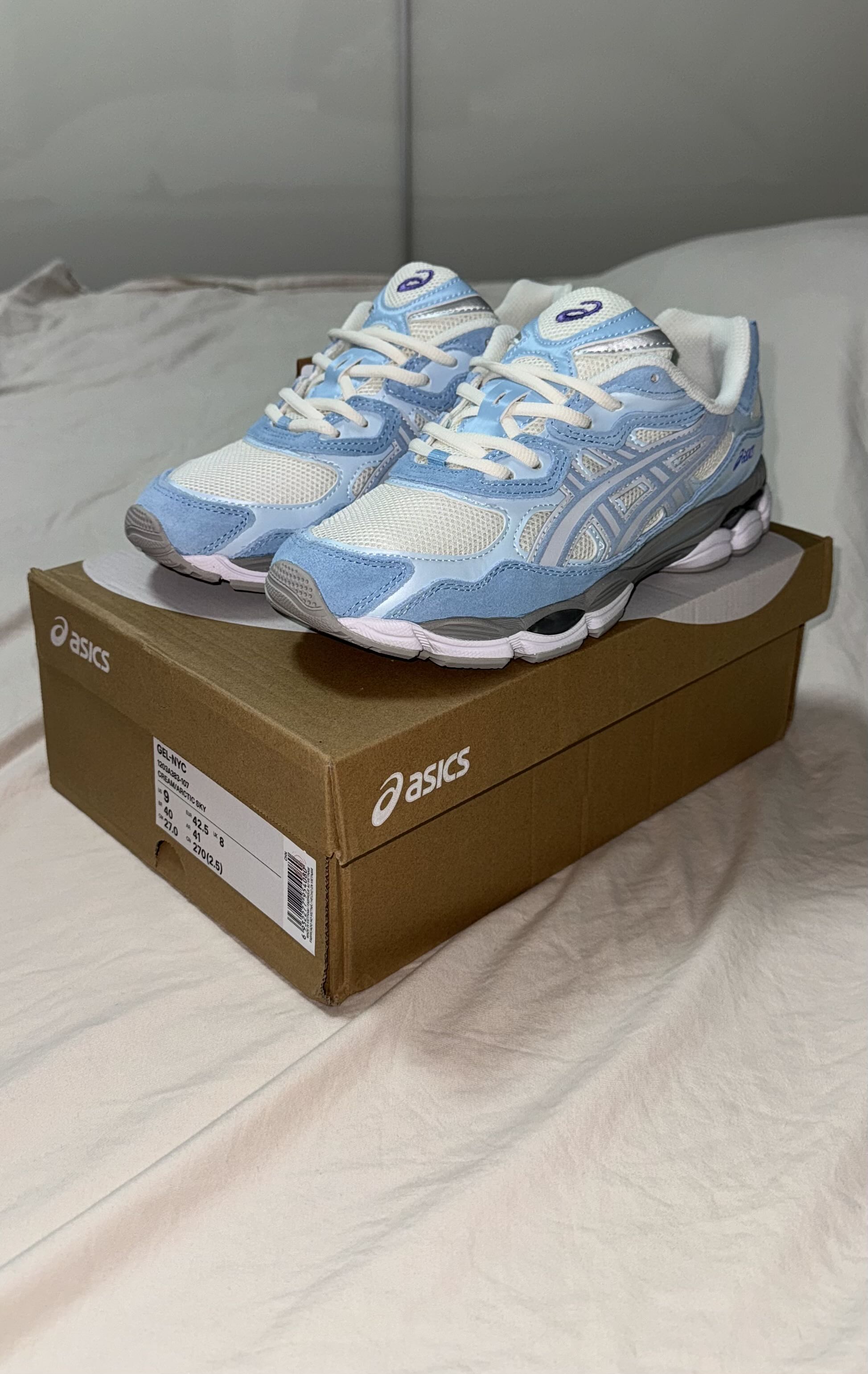 Asics Gel NYC " Cream/Arctic Sky "