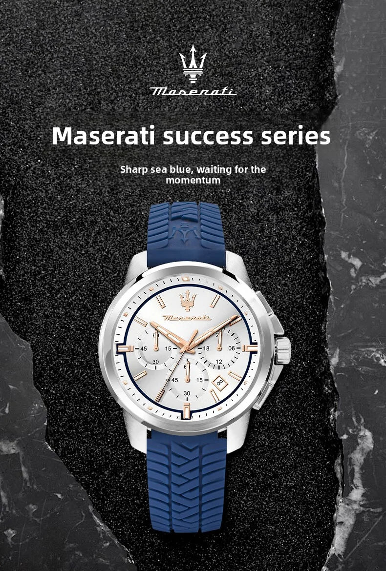 Original Maserati watch men's sports racing (multiple colors)