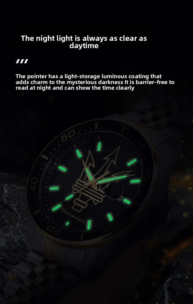 Original Maserati watches men's luxury fashion (multiple colors)