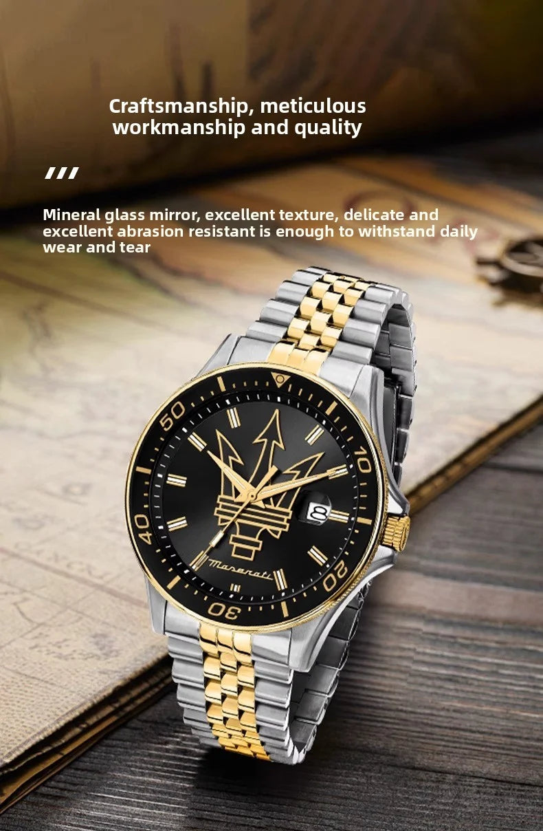 Original Maserati watches men's luxury fashion (multiple colors)