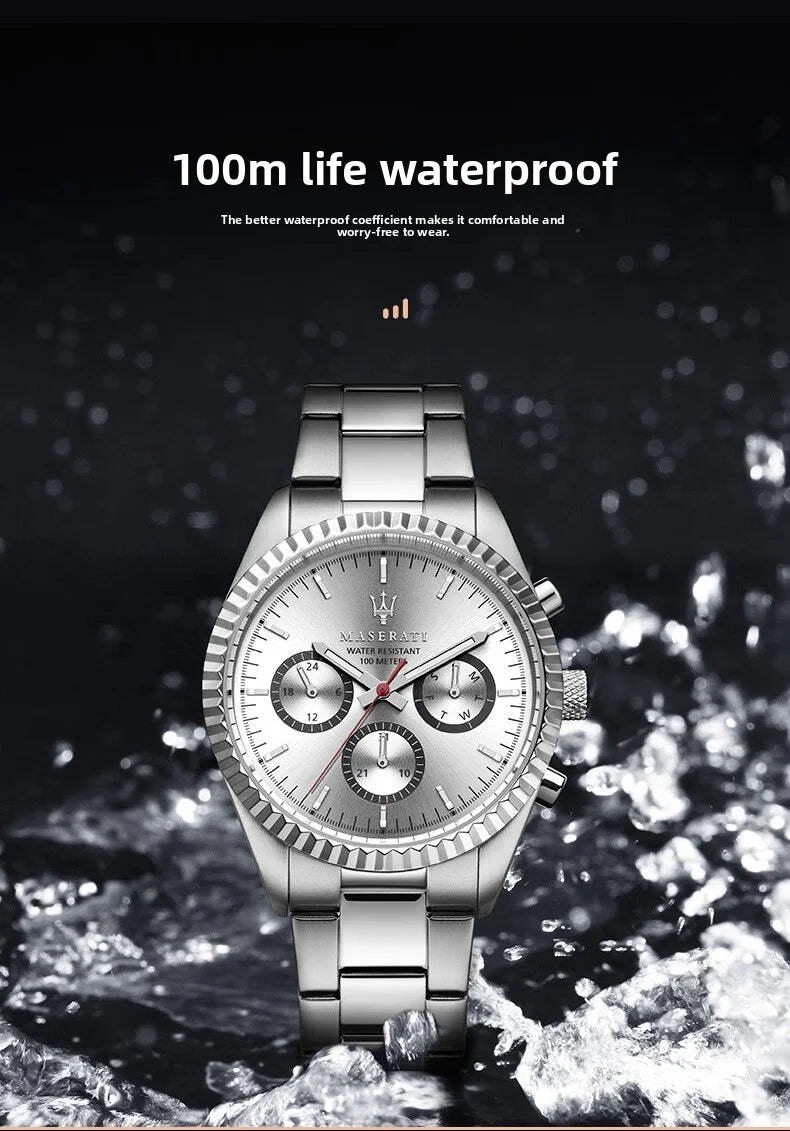 Original Maserati watches men's luxury (multiple colors)