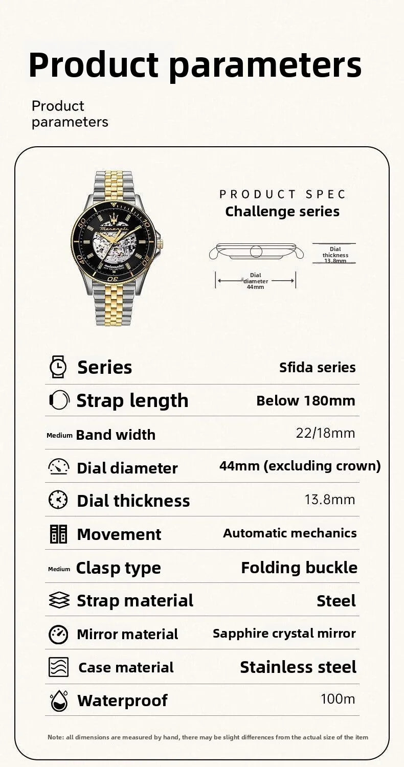 Original Maserati sports watch men