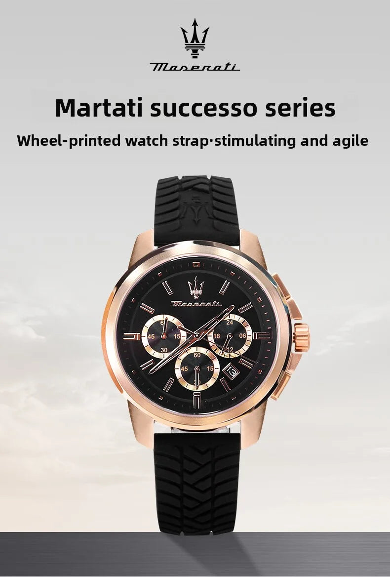 Original Maserati watch men's sports racing (multiple colors)
