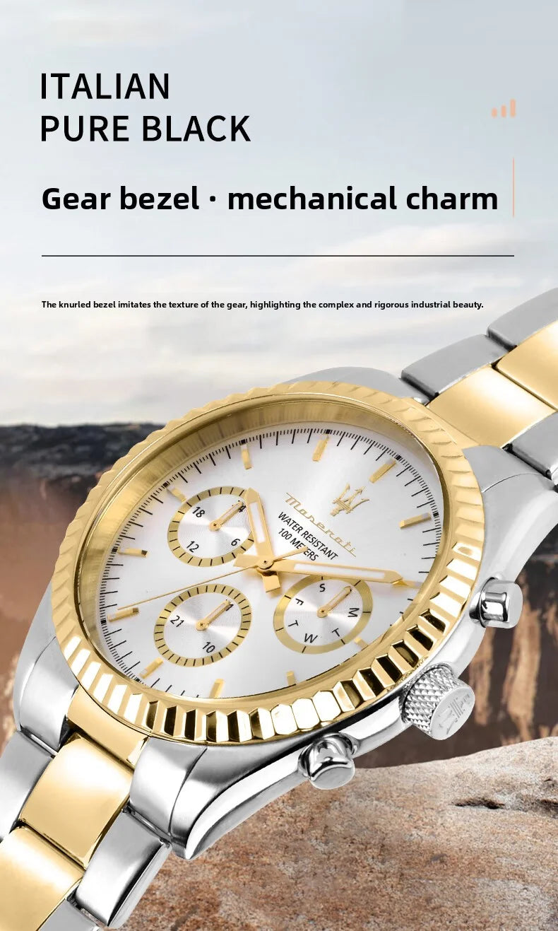 Original Maserati watches men's luxury (multiple colors)