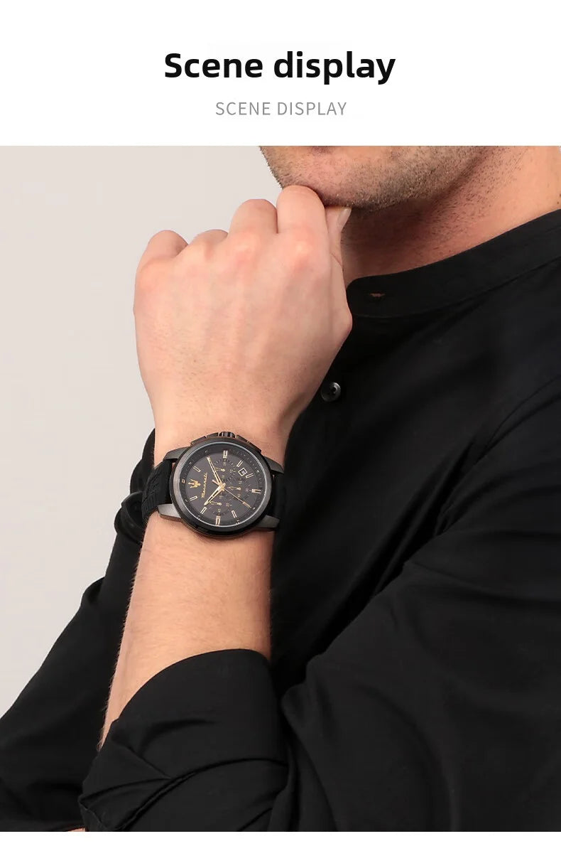 Original Maserati watch men's sports racing (multiple colors)