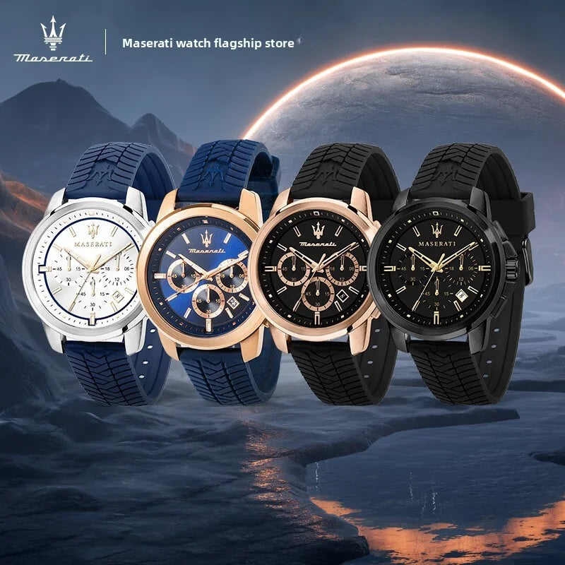 Original Maserati watch men's sports racing (multiple colors)