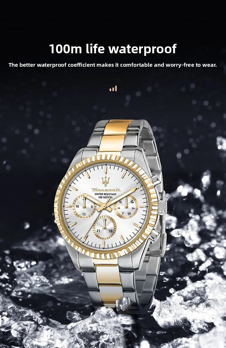 Original Maserati watches men's luxury (multiple colors)