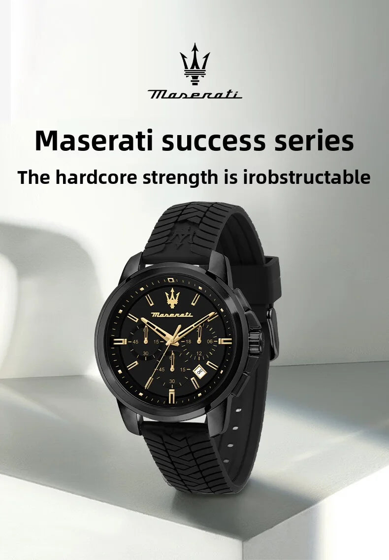 Original Maserati watch men's sports racing (multiple colors)