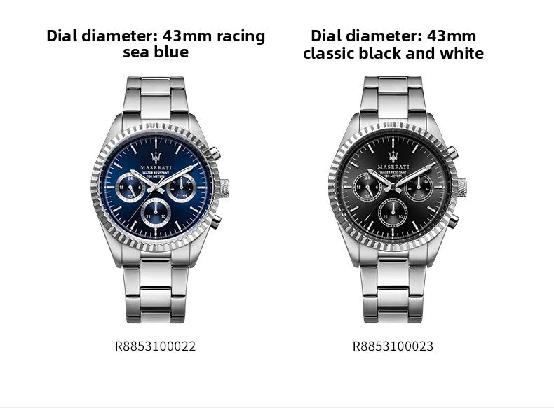 Original Maserati watches men's luxury (multiple colors)