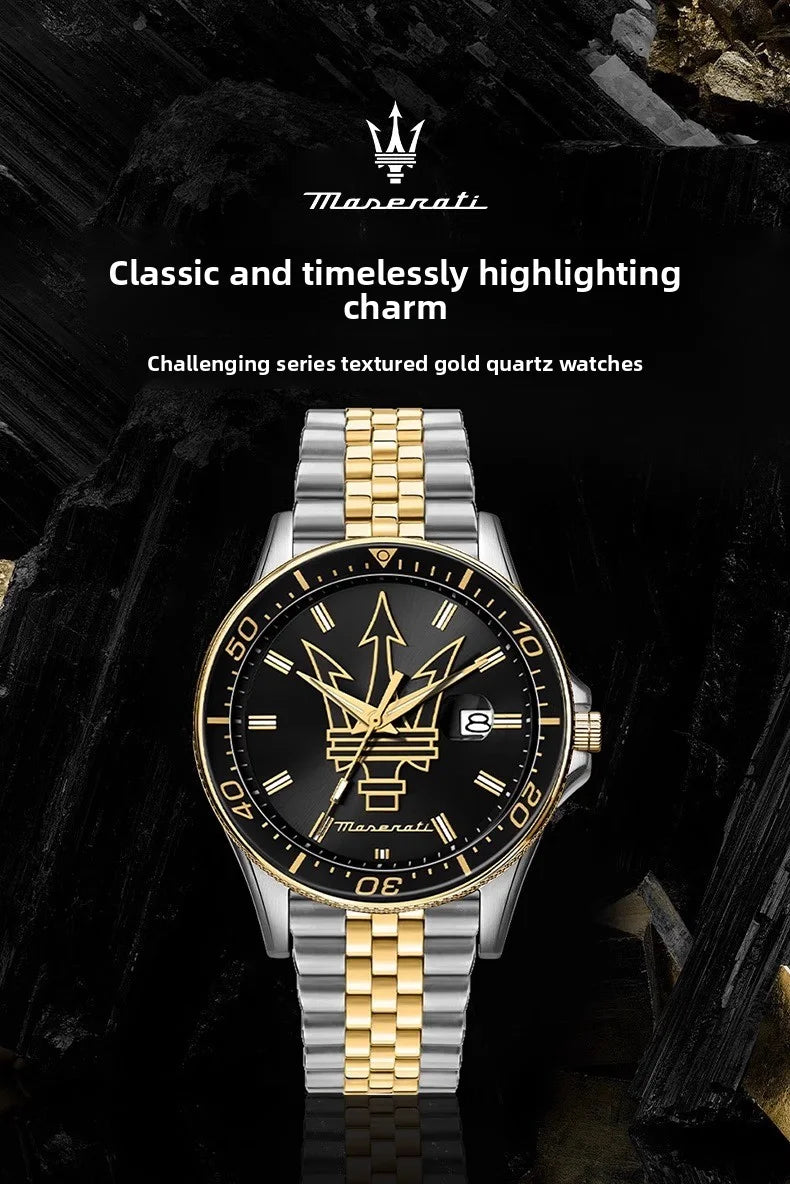 Original Maserati watches men's luxury fashion (multiple colors)