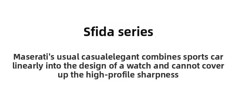 Original Maserati Men's Watch SFIDA Challenge Series